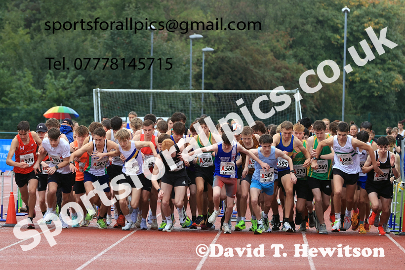 Mens Under-17s 2025 Northern Athletics Autumn Road Relays, Leigh, Lancashire. Photo: David T. Hewitson/Sports for All Pics